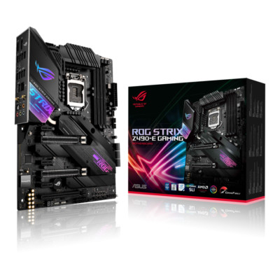 ASUS ROG STRIX Z490-E GAMING Motherboard DDR4 LGA 1200 Intel 10th Gen ATX