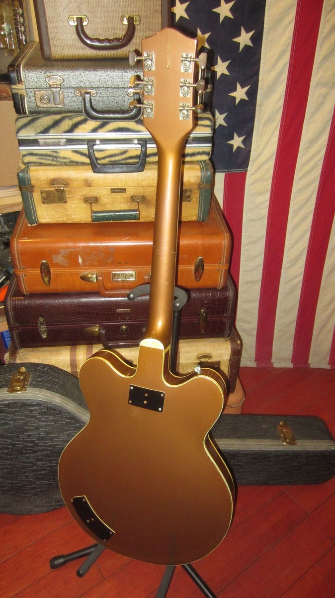 1967 Gretsch Model 6105 Rally Bamboo Yellow w/ Original Case | eBay