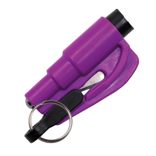 Emergency Escape Car Window Breaker Mini Hammer Keyring Seat Belt Cutter New uk - Picture 7 of 12