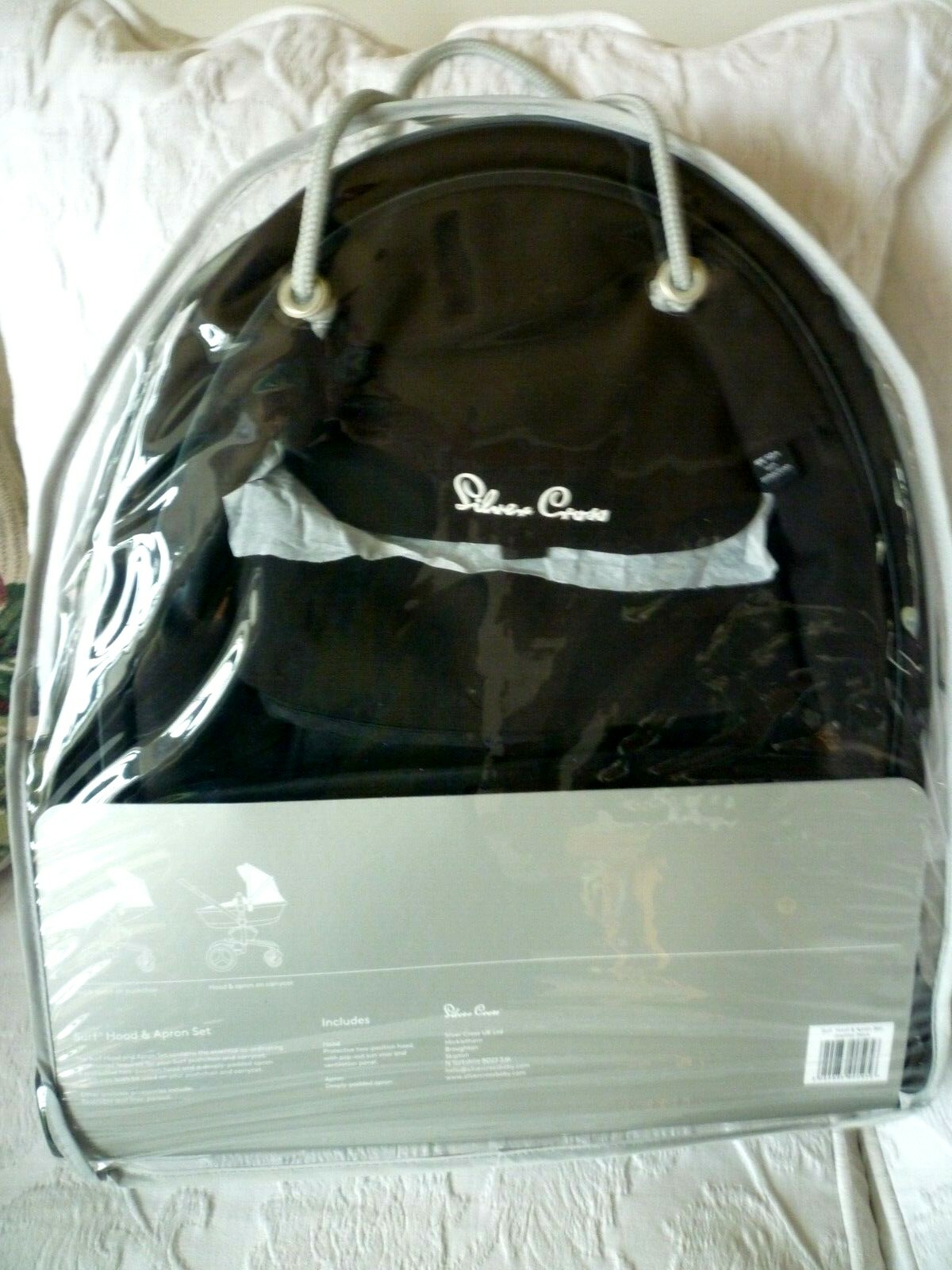 silver cross hood and apron graphite