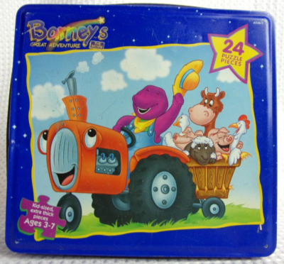 BARNEY & FRIENDS Great Adventure '98 Puzzle Down on the Farm