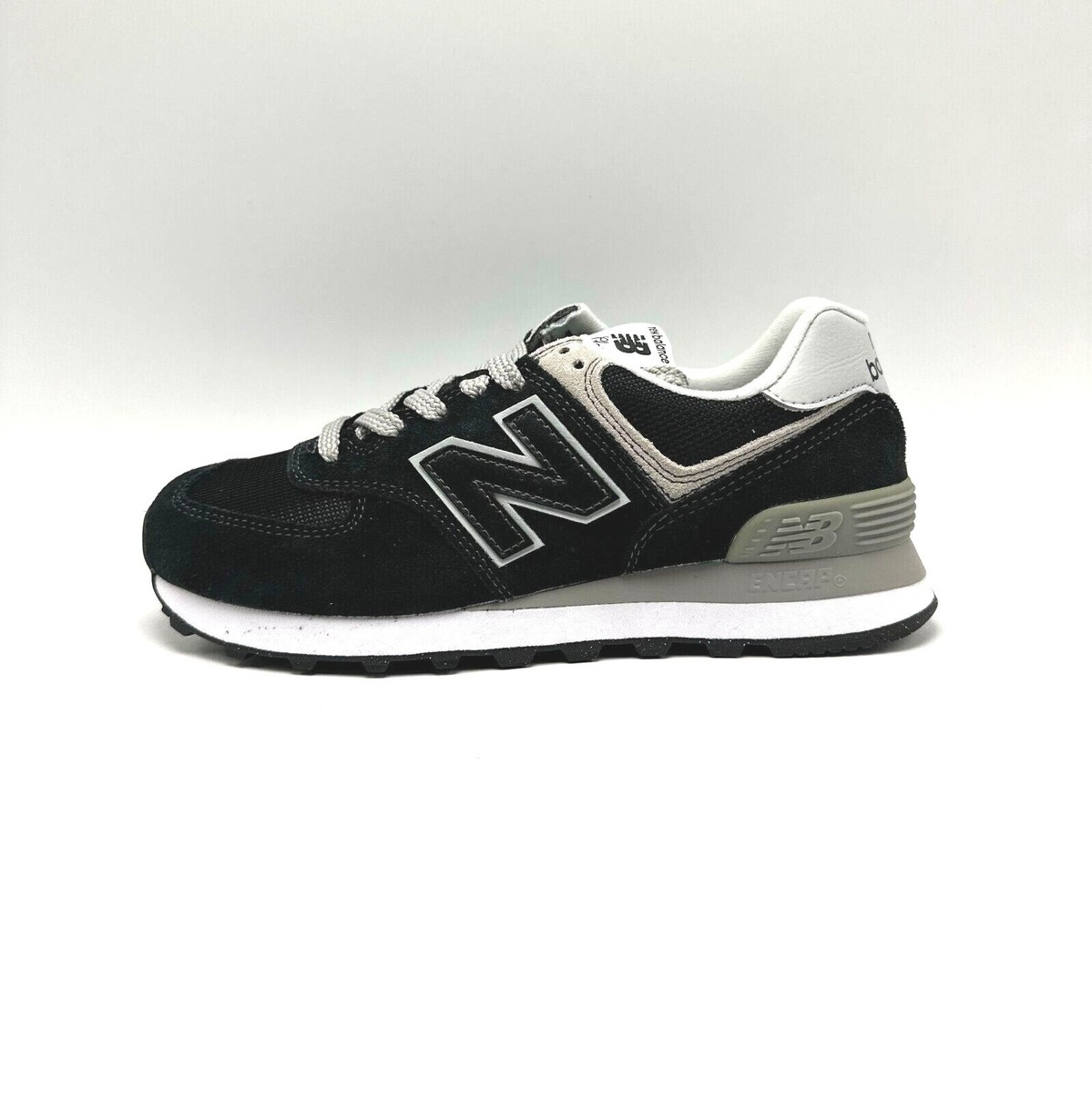 New Balance 574 Black White Men's Sport Shoe ML574EVB sz 8.5
