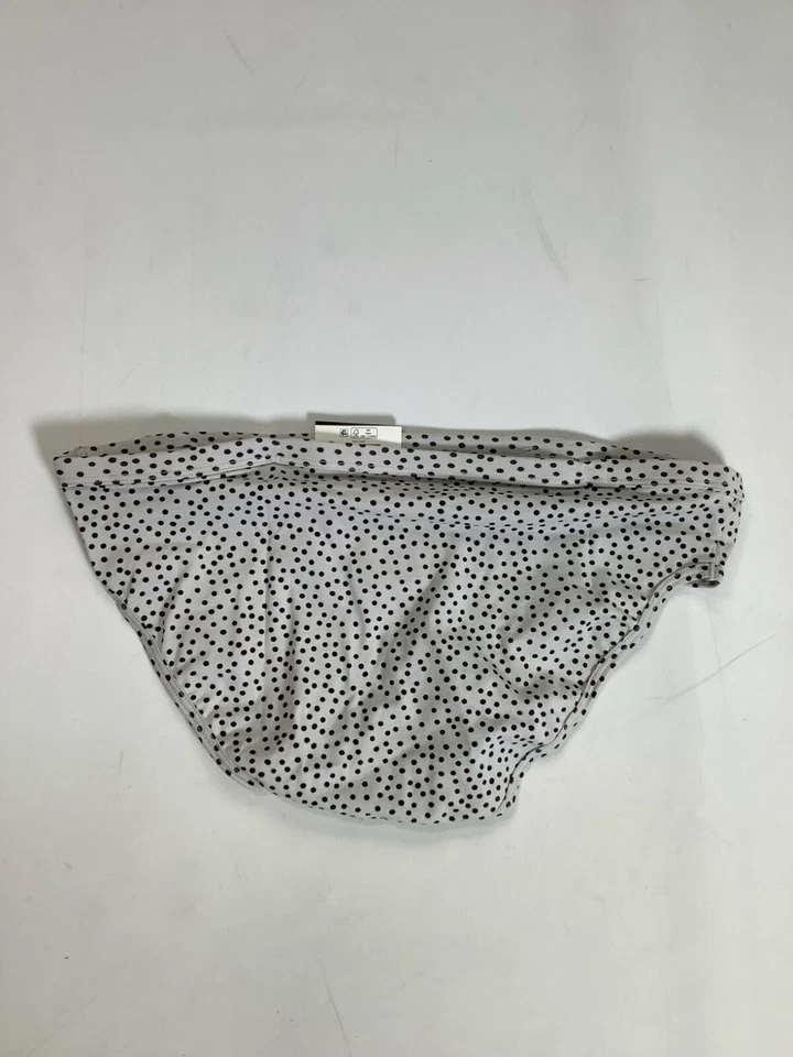 Pantalones de bikini grandes de algodón a lunares negros grises No Boundaries para mujer ¡NUEVOS! Nuevo con etiquetas Foto 2 de 4
