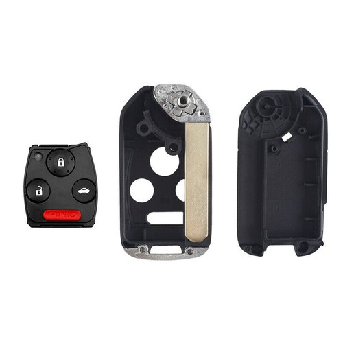 3+1 Button Flip Key Shell Remote Case Fob For Honda Accord Civic - Foto 5