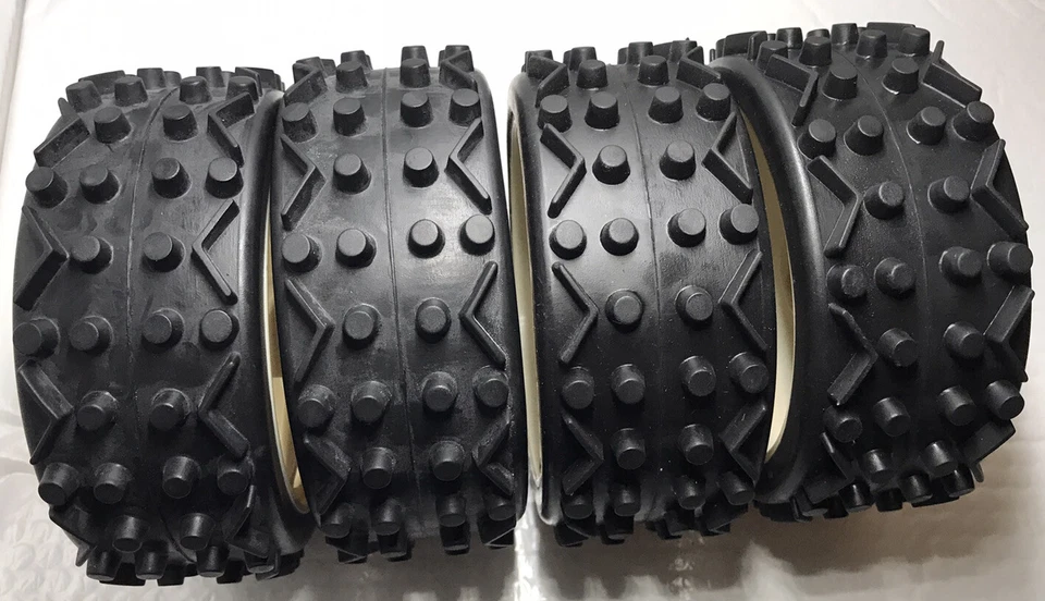 Tire Set 4PCS For Duratrax Firehammer Smartech Carson FG 1/5 Scale RC Buggy - Image 4 of 4