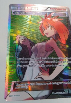 Pokemon X & Y BREAKthrough Single Card Ultra Rare Brigette #161