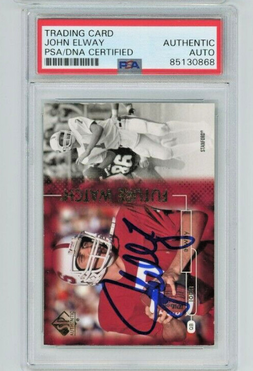 JOHN ELWAY AUTO PSA DNA Future Watch 2011 Upper Deck SP Authentic 178 HOF Signed