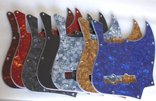New - FLEOR Jazz Bass 3Ply Pickguard 10 Hole J Bass in Various Colors w/Screws