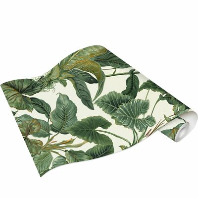 Carta Da Parati Jungle Foglie Tropicali Verde, 53 Cm X 10 M | Leroy Merlin - Foto 7