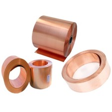 99.9 Pure Copper Sheet 0.01-0.3mm Thin Metal Plate Foil Roll 100-200mm Width