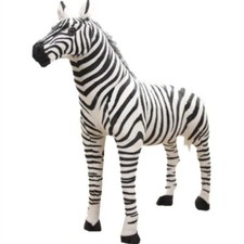 Zebra Stuffed Animals Plush Toy Kids Toys Doll Props Christmas Birthday Gifts US