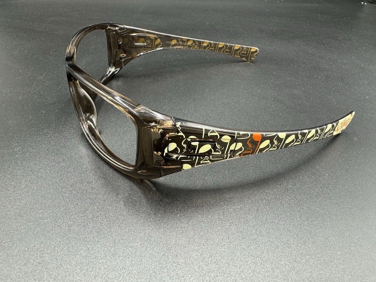 Oakley Hijinx Brown Smoke Frame Robert Pimple Arms (No icons) | eBay