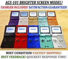 Nintendo Game Boy Advance GBA SP System AGS 101 Brighter NEW PICK YOU COLOR!