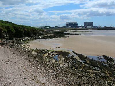 Foto 12x8 Half Moon Bay, Kernkraftwerk Heysham Heysham, in einem anderen um 2010