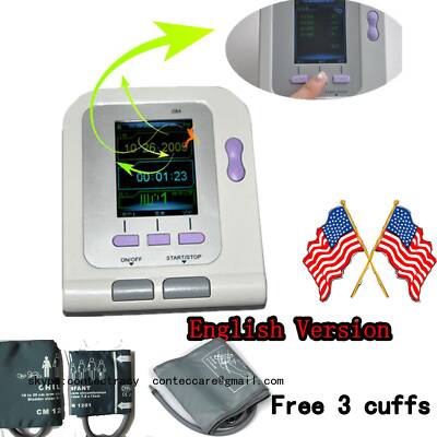 Automatic Upper Arm Blood Pressure Monitor BP Cuff Gauge Meter infant kids adult