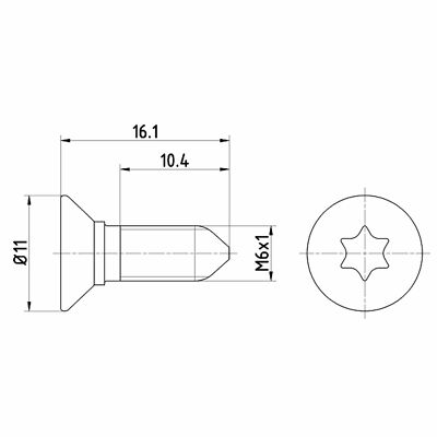 Bolt Brake Disc for AUDI Bentley Chevrolet Textar TPM0008 for sale  