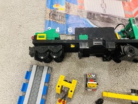 Lego 7897 & 7898 Mixed Parts & Pieces City Passenger Train Cargo Train Track