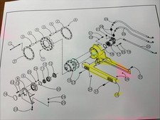 LH Weldment Mounting Drive  - Fits - ASV 4810 - May fit other models - 0310-533