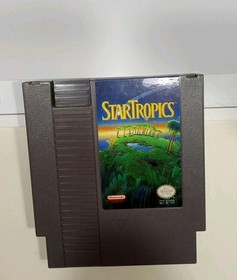 Nintendo NES Game Cartridge StarTropics 1985 Not Recently Tested 