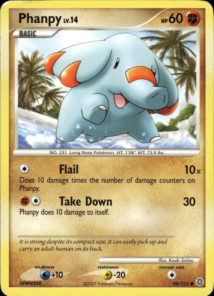 Phanpy Common Secret Wonders 98/132 LP