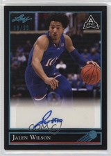 2021-22 Leaf Memories 1992 Base Platinum 98/99 Jalen Wilson #BG-JW2 Auto 0w8