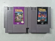 Lot of 2: Ultima Quest of the Avatar & Exodus NES (Cartridges Only) - Tested