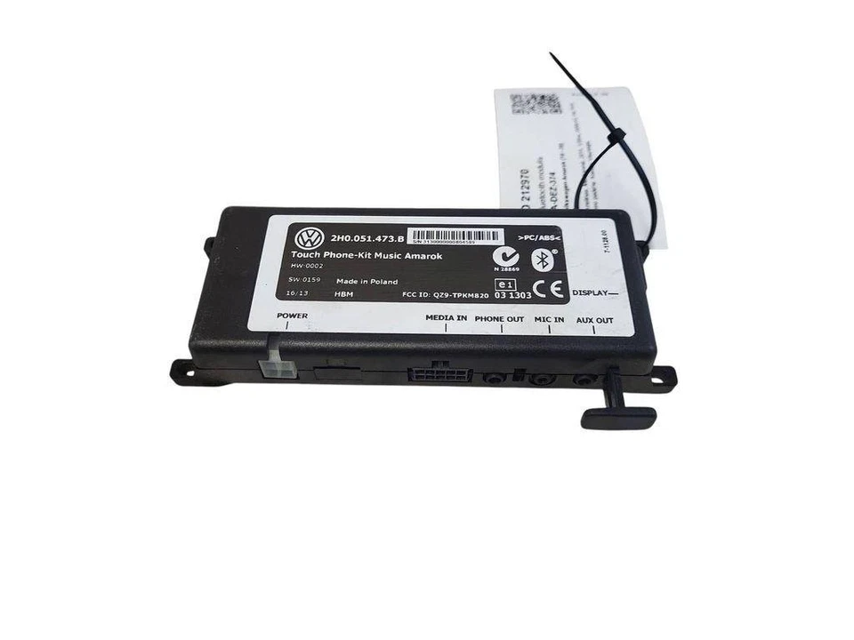 Centralina Bluetooth VW AMAROK 2H, S1B 2H0051473B 2.0 Diesel 2011 31653725 - Immagine 4 di 4