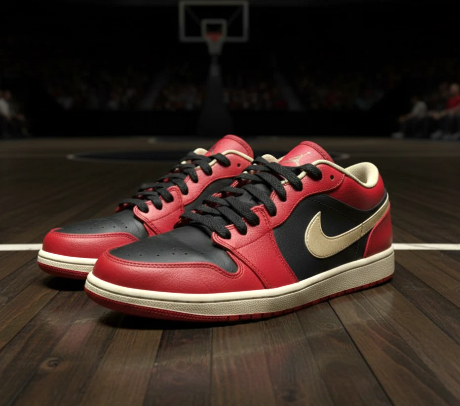 Jordan 1 OG Low Gym Red Black for Sale | Authenticity Guaranteed