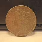 1889 Morgan Silver Dollar $1 Coin Circulated Business Strike 0.9 Fineness