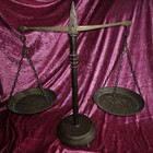 Standwaage mit Gewichten-um 1900-Antik-