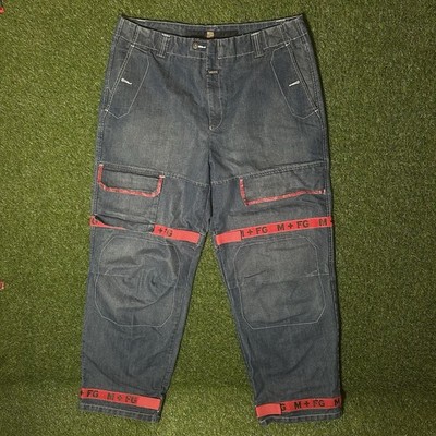 Vintage Marithe Francois Girbaud Baggy Jeans 42M Shuttle Tape Red