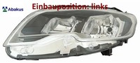 Abakus 550-1169L-LDEM2 Hauptscheinwerfer Links Scheinwerfer FüR Peugeot