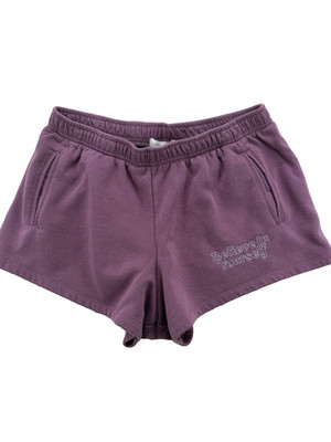 ULTRA FLIRT  Y2K Style Juniors SMILE DREAM Purple Shorts L
