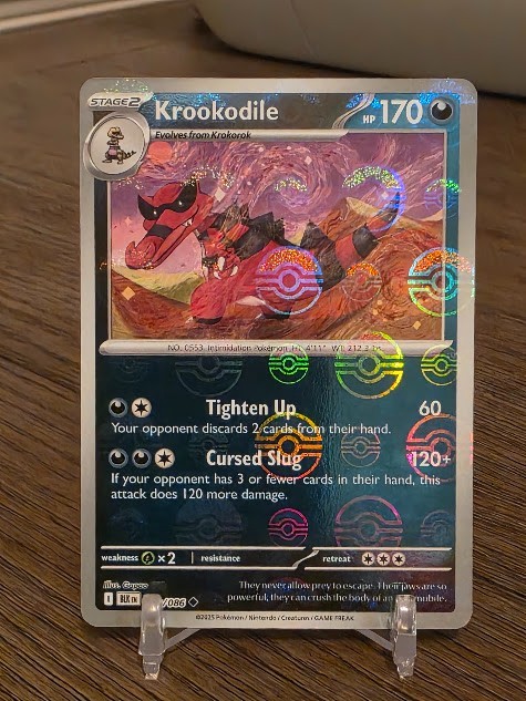 Krookodile, 059/086 - Pokemon TCG - Poke Ball Pattern - Sv: Black Bolt | NM EN