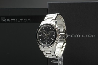 【N MINT++ w/ Box】 Hamilton Jazzmaster H375120 Chronograph Men's Watch from JAPAN