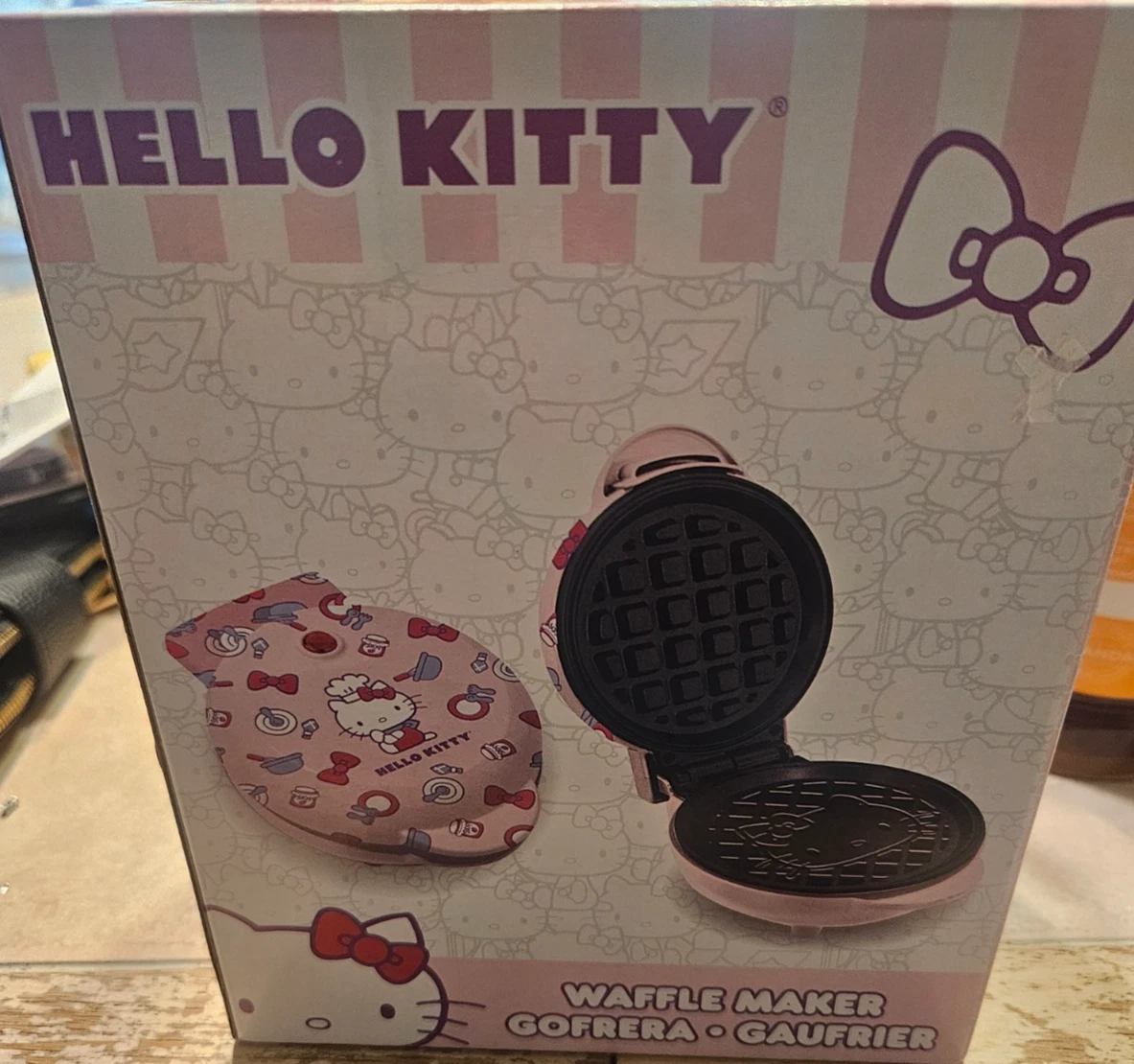 Sanrio Hello Kitty Mini Waffle Maker, Hello Kitty Kitchen Limited Edition, NIB