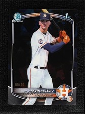 2025 Bowman Chrome Sapphire Edition Prospects Black 5/10 Kevin Alvarez v9t