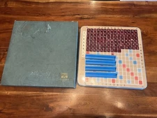 Scrabble Deluxe Crossword Game Turntable 100% Made USA 1948 Selchow Righter