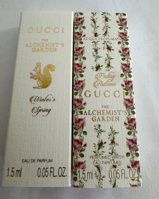 Gucci Alchemist s Garden Winter s Spring Fading Autumn 1.5ml Samples NEW - 2
