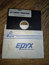 EPYX Jet Combat Simulator Commodore 64 C64 1985 Diskette Only