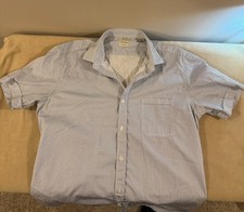 Culturata 16 1/2/42 Size Large Short Sleeved-Made In Italy-Tailored Fit