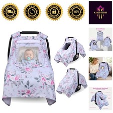 Stylish Car Seat Cover for Babies with Breathable Windows  Windproof Protection