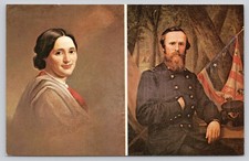 Rutherford B. Hayes & Lucy Webb Hayes Civil War Era Postcard Ohio