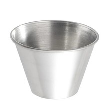 Winco SCP-40 Stainless Steel Sauce Cups 4 oz Set of 12