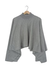COS Poncho Donna Maglione grigio chiaro stile casual
