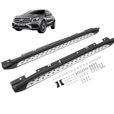 Mercedes Gla Side Steps X156 Oe Style Running Boards 2015 - 2019 Black Silver Mercedes Gla Side Steps X156 Oe Style Running Boards 2015 - 2019 Black Silver
