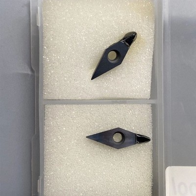 2 Stück VCGT110302 PCD Polykristalline Diamant-Einsätze für Kupfer und Aluminium