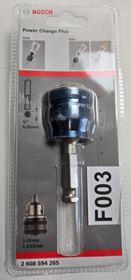 Bosch Professional 1x Power Change Plus Adapter Aufnahme 7/16 , (F003 E1+)