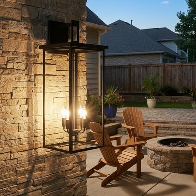 1 Pack 30'' Outdoor LED Wall Light Porch Sconce Fixture for Hallway Patio Indoor