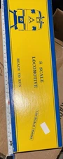 Box Only For American Models S Scale Locomotive Southern Pacific Yellow Blue